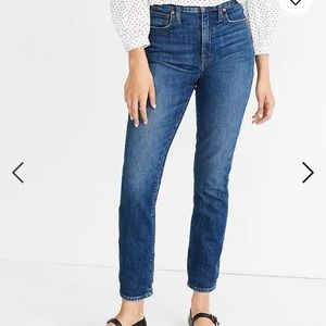 Madewell High-Rise Slim Crop Boy Jean